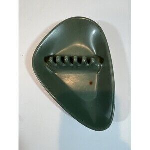 Anholt Atomic Boomerang Ashtray Light Avocado Green Plastic MCM